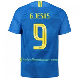 Jalkapallo Pelipaidat Brasilia G.Gesus 9 World Cup 2018 Vieraspaita